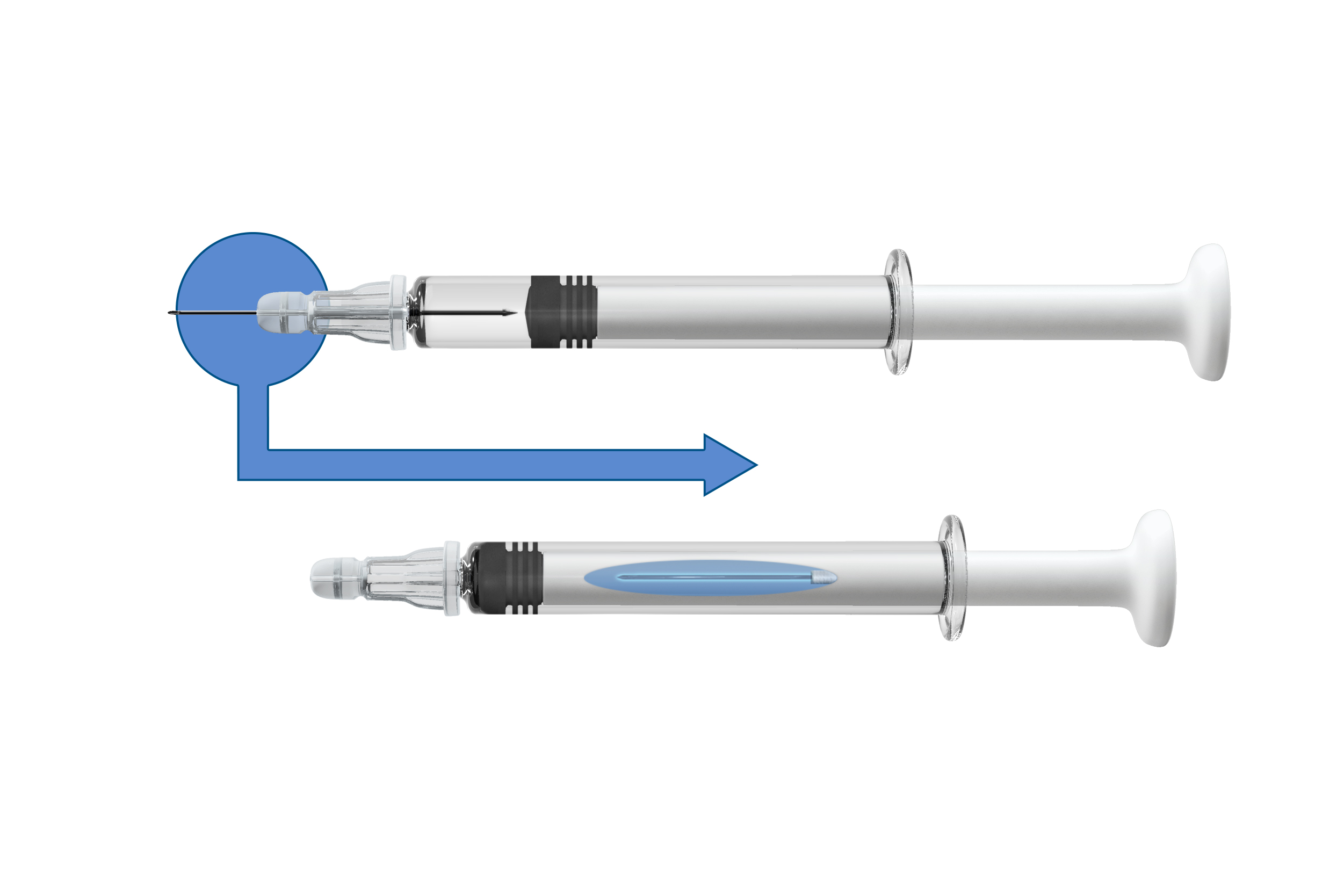 Figure 3: Credence’s proprietary Needle-Retraction Technology is an optional feature.